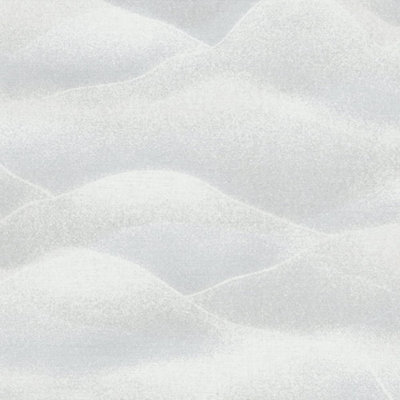Galerie The New Design Book Silver Rolling Hills Glitter Landscape Wallpaper Roll from B&Q
