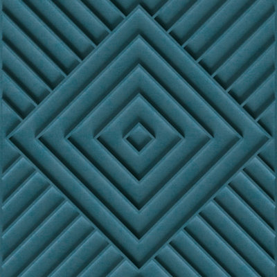 Galerie The New Design Book Blue Geometric Wallpaper from B&Q