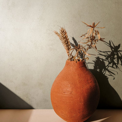 Galerie Terra Grey Earthy Texture Eco Clay Wallpaper from B&Q
