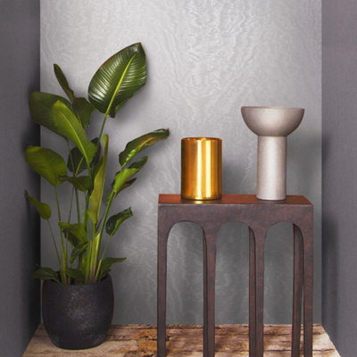 Galerie Eclectic Beige Metallic Look Wallpaper from B&Q