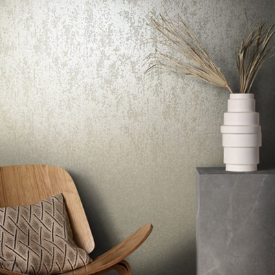 Galerie Eclectic Beige Metallic Look Wallpaper from B&Q