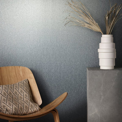 Galerie Eclectic Blue Metallic Look Wallpaper from B&Q