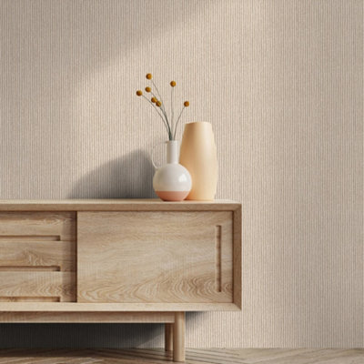 Galerie Flora Beige Rope Weave Wallpaper from B&Q