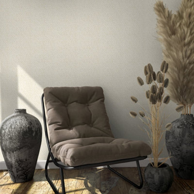 Galerie Loft Cream Beige Taupe Chevron Sisal Weave Textured Wallpaper from B&Q