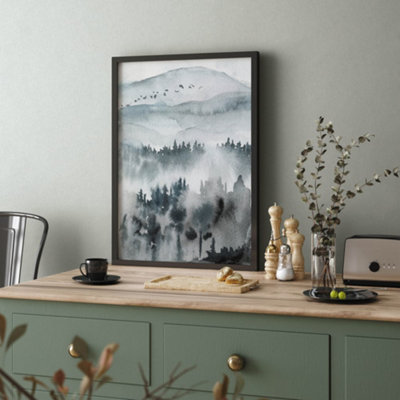 Galerie Energy Collection Blue Fibre Effect Wallpaper Roll from B&Q