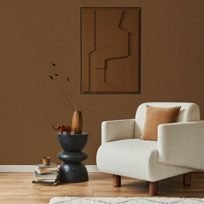 Galerie Energy Collection Orange Fibre Effect Wallpaper Roll from B&Q