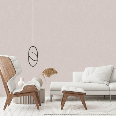 Galerie Energy Collection Beige Plain Scored Effect Wallpaper Roll from B&Q