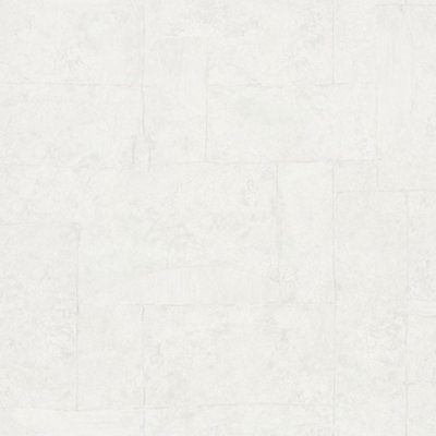 Galerie Air Collection White Graphical Effect Textured Wallpaper Roll from B&Q