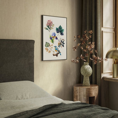 Galerie Earth Collection Gold Textured Slub Effect Sheen Wallpaper Roll from B&Q