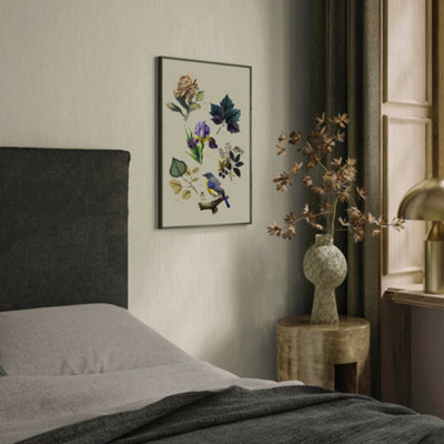Galerie Earth Collection Beige Textured Slub Effect Sheen Wallpaper Roll from B&Q