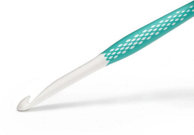 Prym Ergonomics 8.0 mm X 17Cm Plastic Crochet Hook from B&Q
