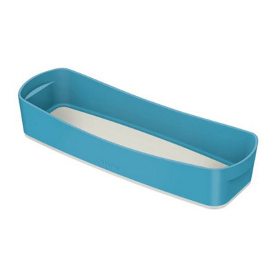 Leitz Mybox Cosy Calm Blue Organiser Storage Tray Long from B&Q