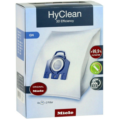 Miele Gn Vacuum Cleaner Dust Bags C1 C2 C3 S8000 S8220 (4 X Bags + 2 X Filters) from B&Q