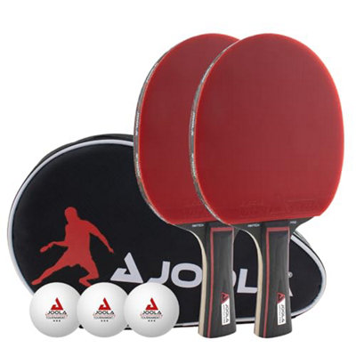 Table Tennis Bats Set of 2 Rackets + 3 Balls + Cover Duo Pro 6-Piece - Image 8