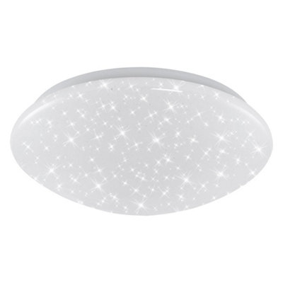 Briloner Mains-Powered Led White Star Decor Ceiling Lamp (Dia)28Cm from B&Q