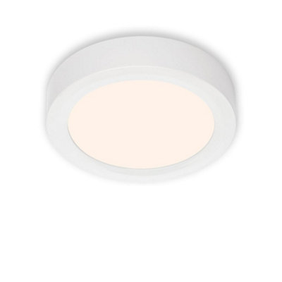 Briloner Mains-Powered Led Warm Surface (Dia)17Cm White/Light