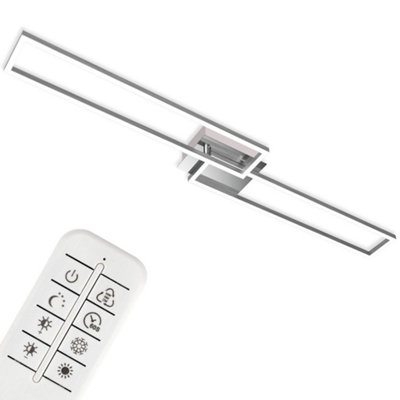 Briloner Mains-Powered Led Chrome Dimmable Ceiling Lamp from B&Q