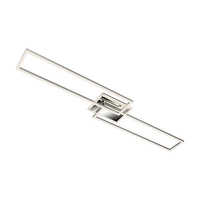 Briloner Mains-Powered Led Chrome Dimmable Ceiling Lamp from B&Q
