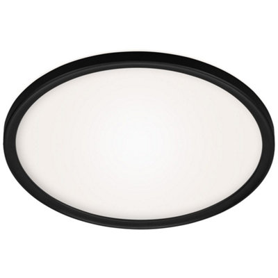 Briloner Mains-Powered Led Black Dimmable Ceiling Lamp (Dia)42Cm from B&Q