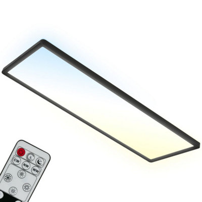 Briloner Mains-Powered Led Black Dimmable Led Panel from B&Q