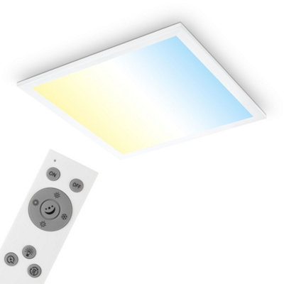 Briloner Mains-Powered Led White Dimmable Led Panel from B&Q