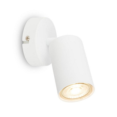 Briloner Gu10 Wall Lamp White Adjustable Spot Light from B&Q