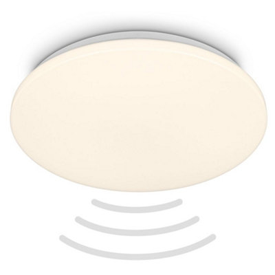 Briloner Mains-Powered Led White Motion Detector Ceiling Lamp (Dia)35Cm from B&Q