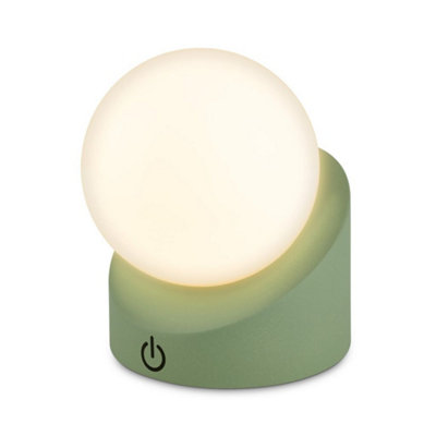 Briloner Green Table Lamp Led Desk Night Light 9Cm Outdoor Ip54 Rechargeable Dimmer 150Lm from B&Q
