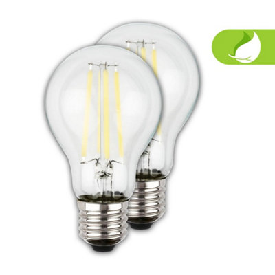 Briloner E27 Led Warm White 5W Energy Efficiency Class A Light Bulbs Pack Of 2 from B&Q