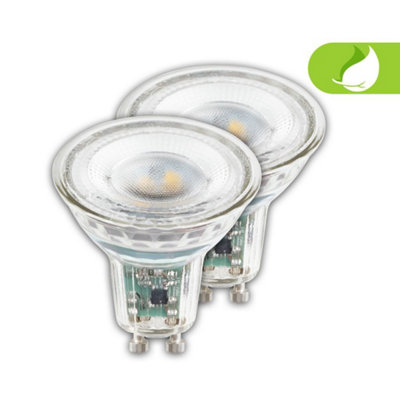 Briloner Gu10 Led Warm White 4,7W Energy Efficiency Class A Light Bulbs Pack Of 2 from B&Q
