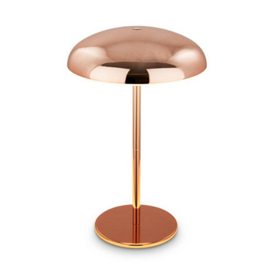 Briloner Copper Table Lamp Led Rechargeable Night Bedside Desk Light Dimmable Cordless from B&Q