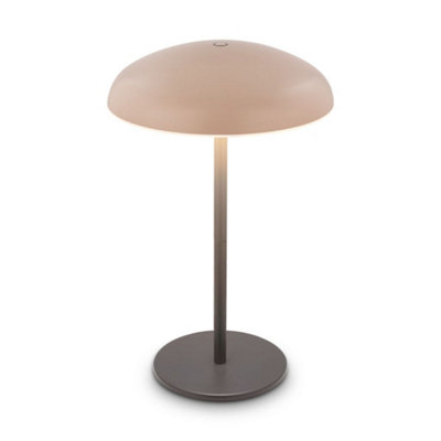 Briloner Beige Table Lamp Led Rechargeable Night Bedside Desk Light Dimmable Cordless from B&Q
