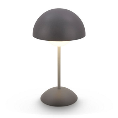 Briloner Anthracite Rechargeable Led Table Lamp Desk Night Light Dimmable Cordless Touch from B&Q