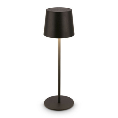 Briloner Black Table Lamp Led Rechargeable Night Bedside Light Dimmable Cordless 33Cm from B&Q