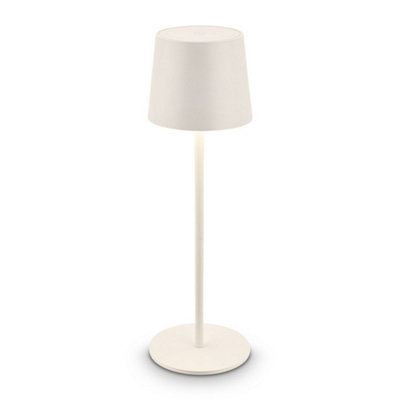 B&Q -  Rechargeable Led Table Lamp Night Light Dimmable Cordless 33Cm White