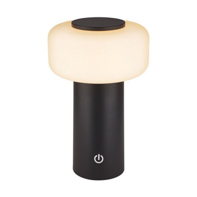 Briloner Rechargeable Led Table Lamp Night Light Dimmable Cordless 20.6Cm Anthracite from B&Q