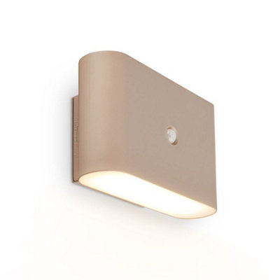 Briloner Cordless Wall Light Rechargeable Lamp Up & Down Motion Sensor Stick-On 3W270Lm Beige from B&Q