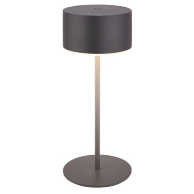 Briloner Led Table Lamp Rechargeable Light Cordless Dimmable Touch Ip44 Warm White Anthracite from B&Q