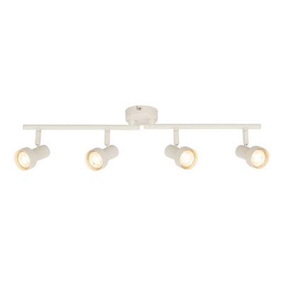 Briloner White 4 Way Ceiling Light Spotlight Lamp Adjustable Hallway Kitchen Living Room 60,5Cm from B&Q