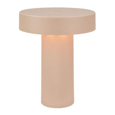 Briloner Beige Led Table Lamp Rechargeable Bedside Light 300Lm Dimmable Outdoor 2700K Touch 20Cm from B&Q
