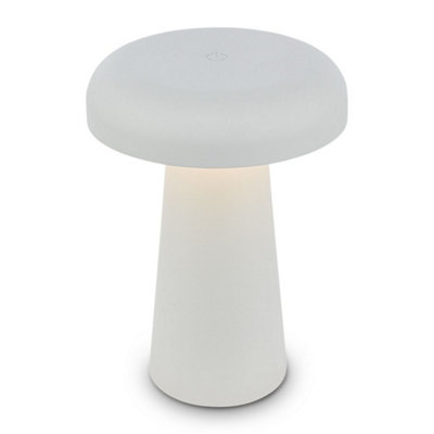 Briloner White Led Table Lamp Rechargeable Light Cordless Dimmable Touch Outdoor 17Cm from B&Q