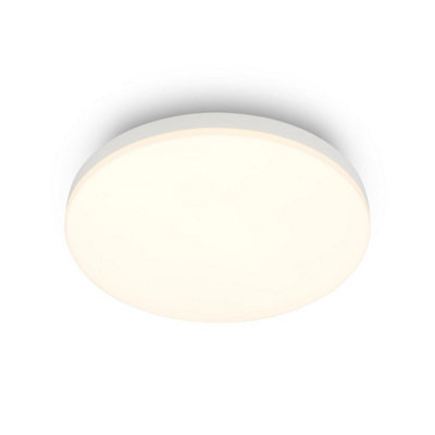 Briloner White Ceiling Light Led 12W1300Lm3000K Warm White Bedroom Hallway 220X60mm from B&Q