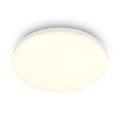 Briloner White Ceiling Light Led 18W1850Lm3000K Warm White Bedroom Hallway 260X60mm from B&Q
