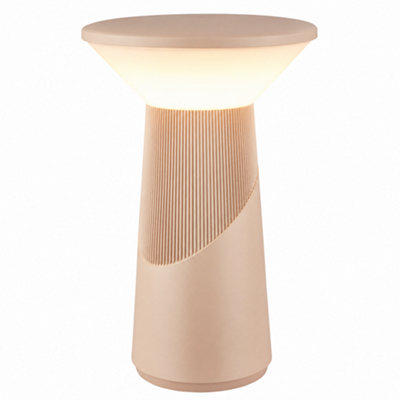 Briloner Beige Table Lamp Led Rechargeable Light Dimmable Touch Cordless Ip44German Design Award Winner from B&Q