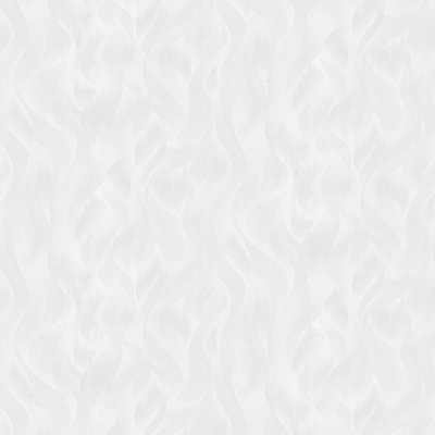 Galerie Elle Decoration Cream Wave Embossed Wallpaper from B&Q