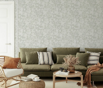 Erismann Tangle Vinyl Paste The Wall Wallpaper from B&Q