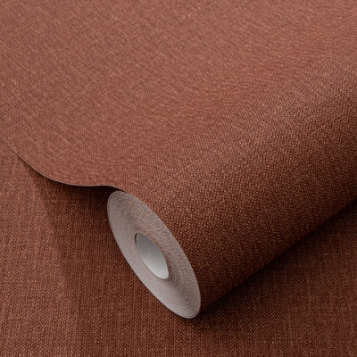 B&Q - Elle By  Luxury Plain Woven Vinyl Wallpaper