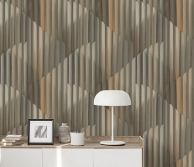 Erismann Wallpaper Cascade Black from B&Q