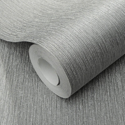 Erismann Nonwoven Wallpaper Silver10,05 X 0,53 M from B&Q