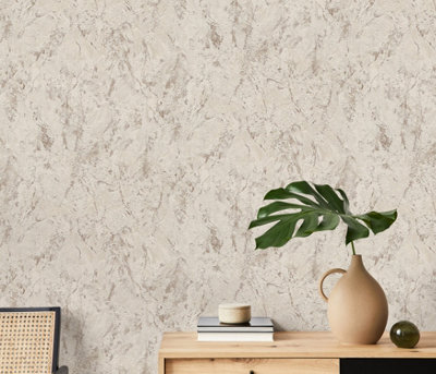B&Q -  Precious Stone Blown Vinyl In Beige